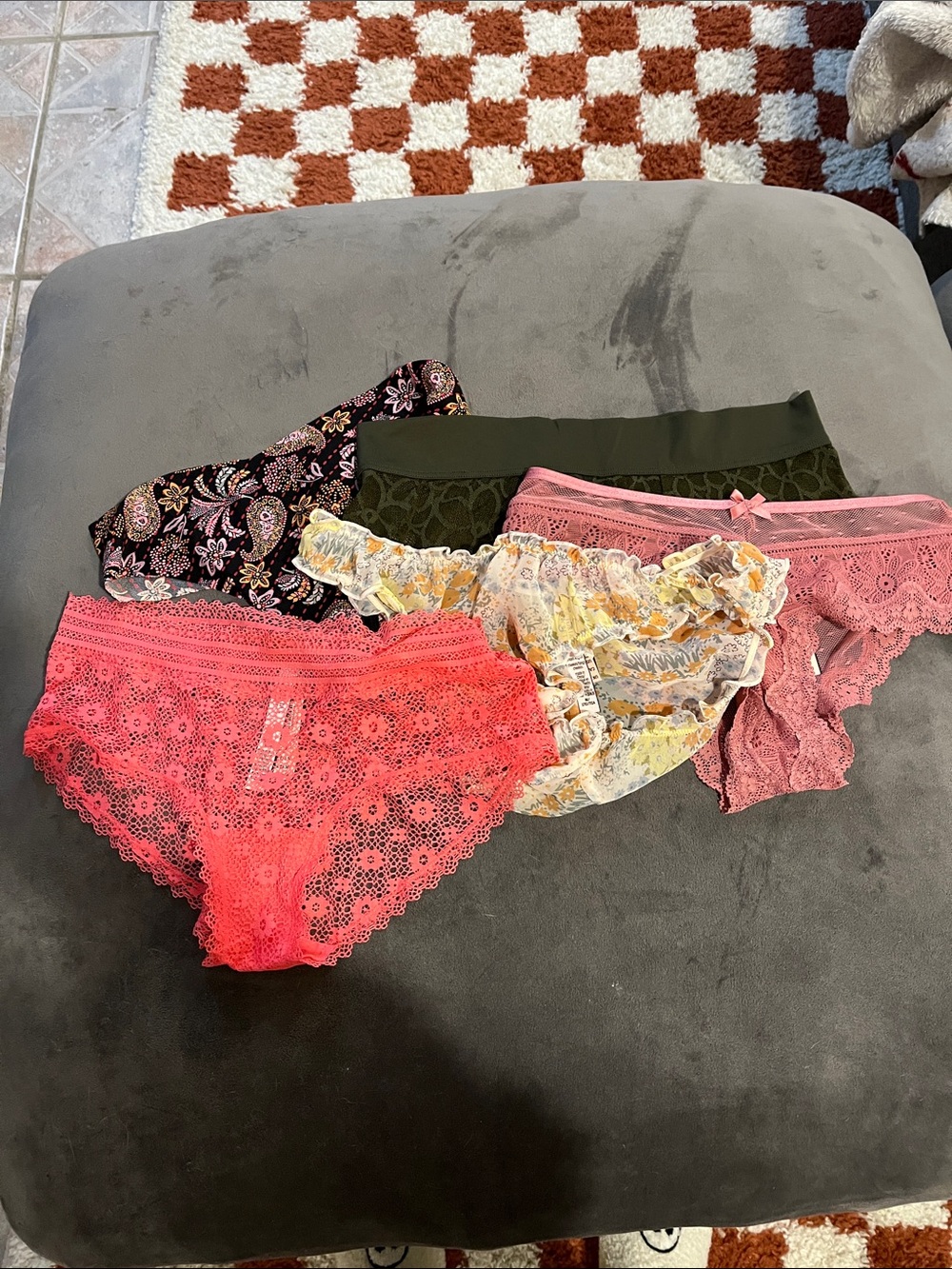 Victoria Secret Assorted Lace & Floral Bikini Panty Set